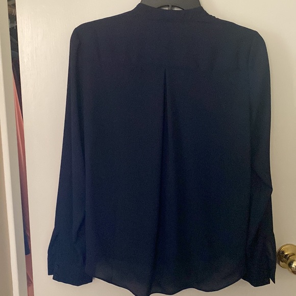 INC International Concepts Women’s Long Button Sleeves Surplice Front-Zip Tops - Picture 4 of 4